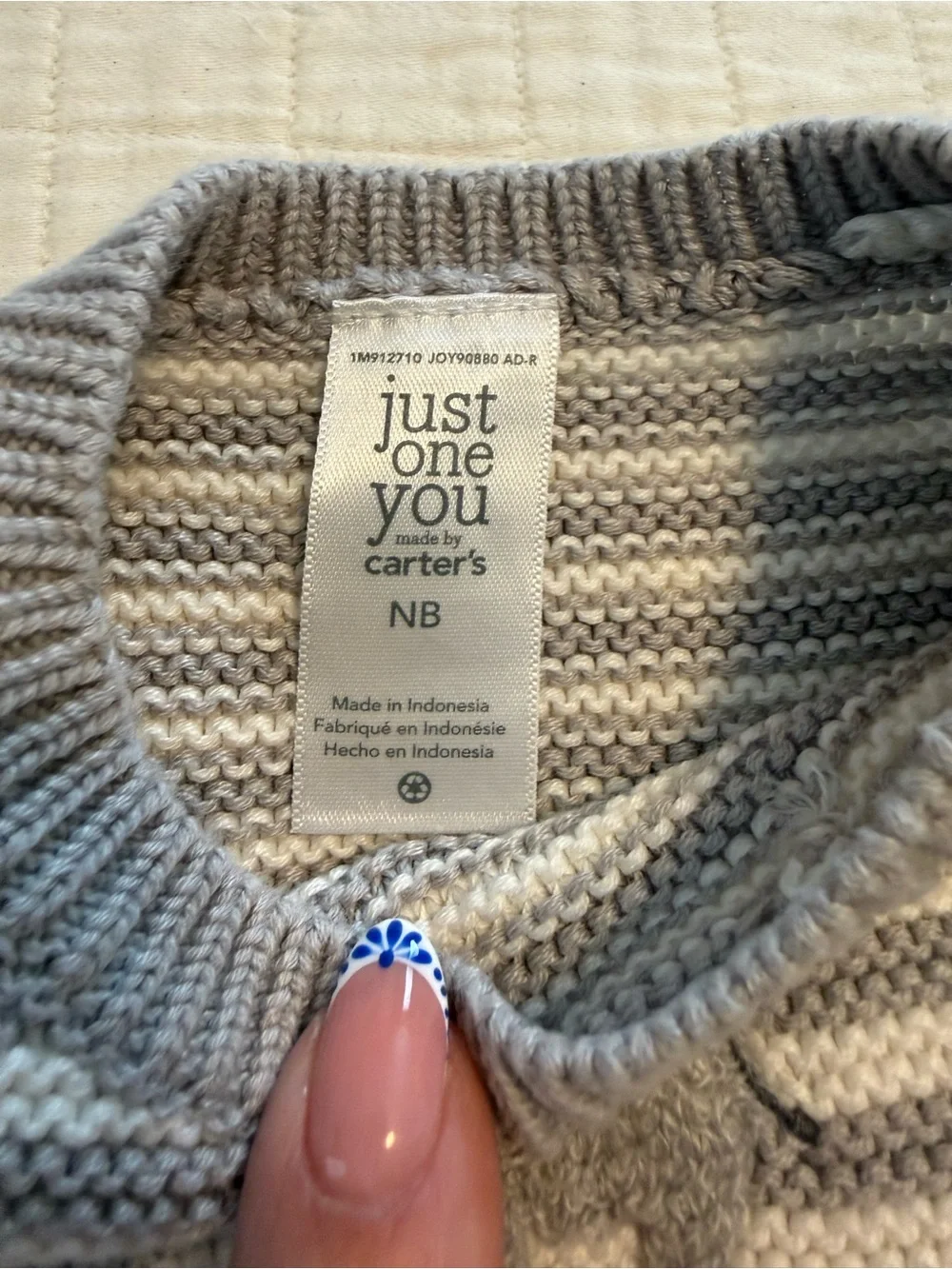 Carters knitted sweater
